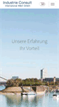 Mobile Screenshot of industrieconsult.de