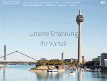 Tablet Screenshot of industrieconsult.de